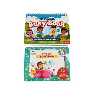 My First Busy Book Montessori Toddler Kids Learning Education Activity Toy Gift